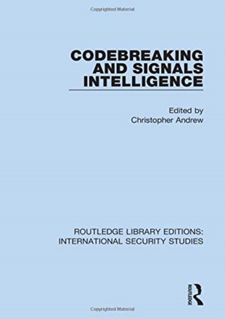Codebreaking and Signals Intelligence, Hardback Book