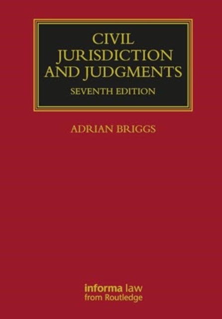 Civil Jurisdiction and Judgments, Paperback / softback Book