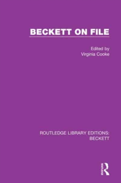 Routledge Library Editions: Beckett, Multiple-component retail product Book
