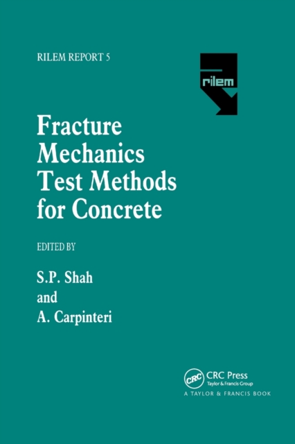 Fracture Mechanics Test Methods For Concrete, Paperback / softback Book