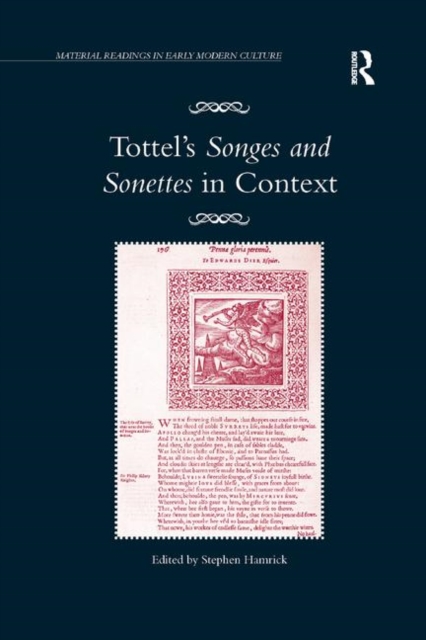 Tottel's Songes and Sonettes in Context, Paperback / softback Book