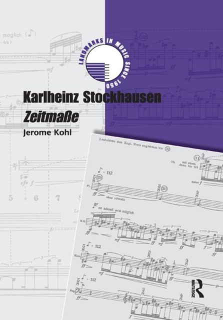 Karlheinz Stockhausen: Zeitma?, Paperback / softback Book