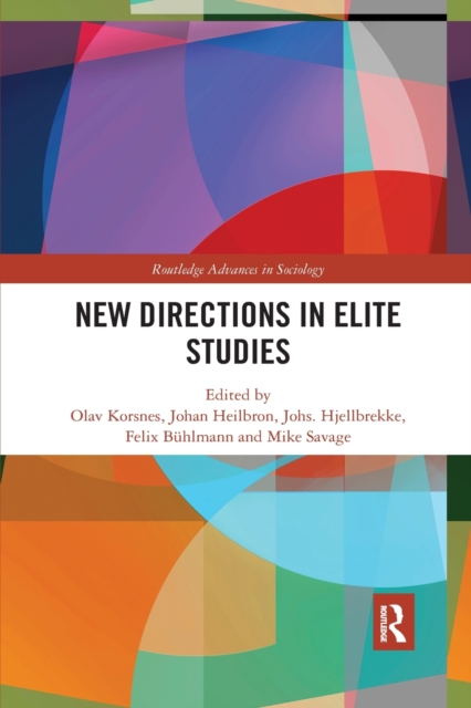 New Directions in Elite Studies, Paperback / softback Book