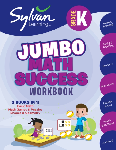 Kindergarten Jumbo Math Success Workbook : Activities, Exercises, and Tips to Help You Catch Up, Keep Up, and Get Ahead, Paperback / softback Book