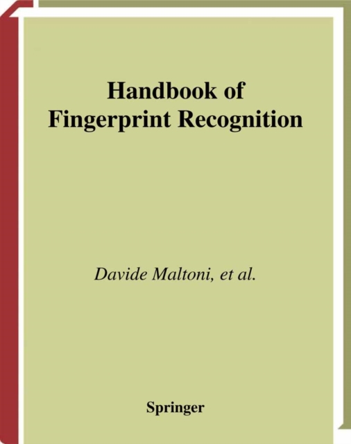 Handbook of Fingerprint Recognition, PDF eBook