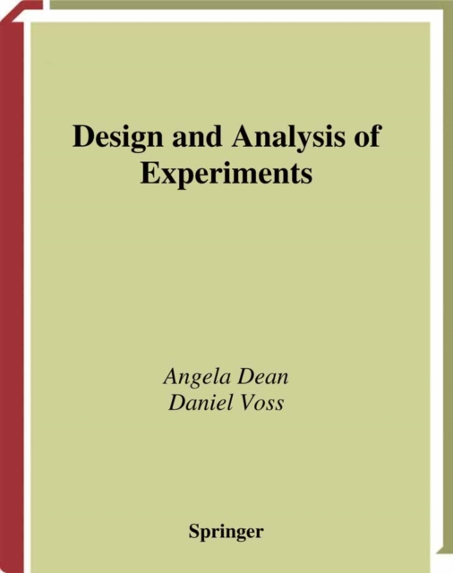 Design and Analysis of Experiments, PDF eBook