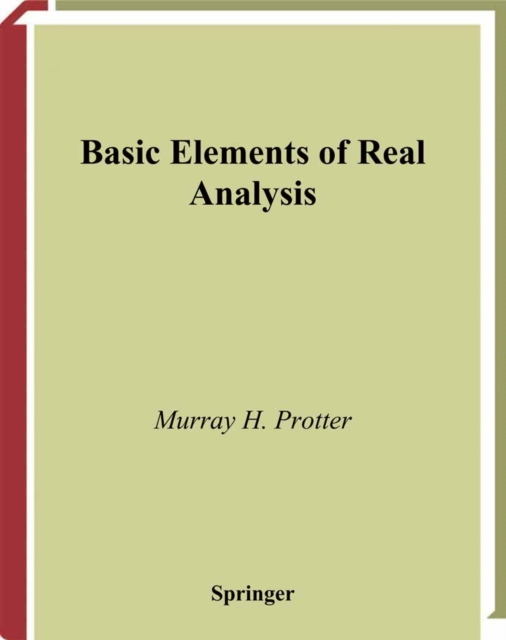 Basic Elements of Real Analysis, PDF eBook