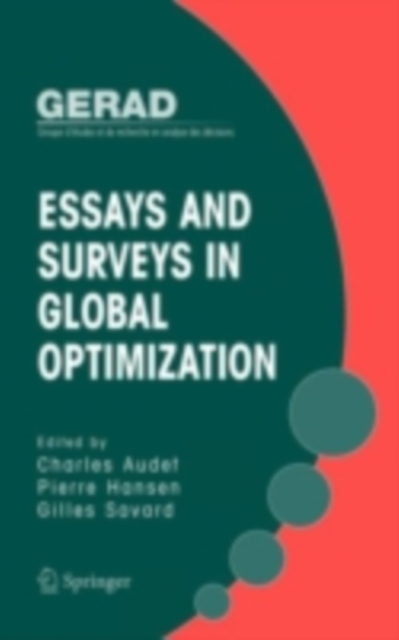 Essays and Surveys in Global Optimization, PDF eBook