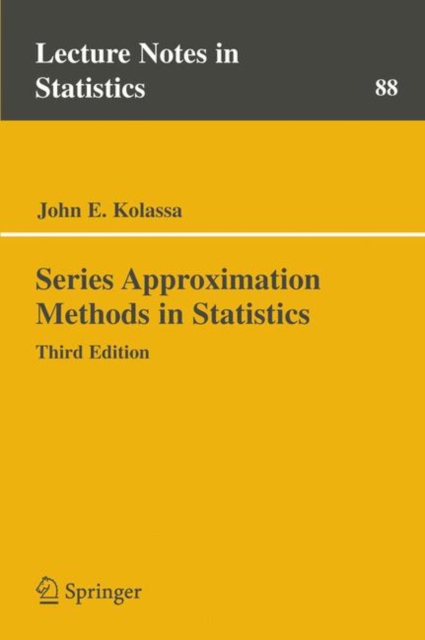 Series Approximation Methods in Statistics, Paperback / softback Book