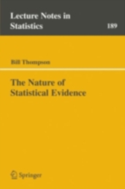 The Nature of Statistical Evidence, PDF eBook
