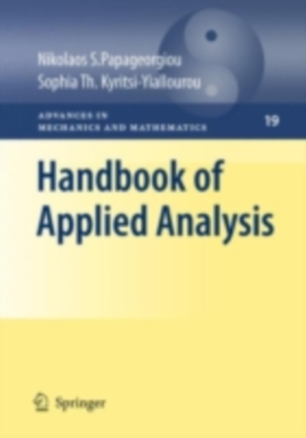 Handbook of Applied Analysis, PDF eBook