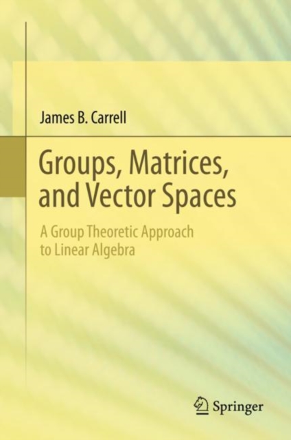 Groups, Matrices, and Vector Spaces : A Group Theoretic Approach to Linear Algebra, Hardback Book