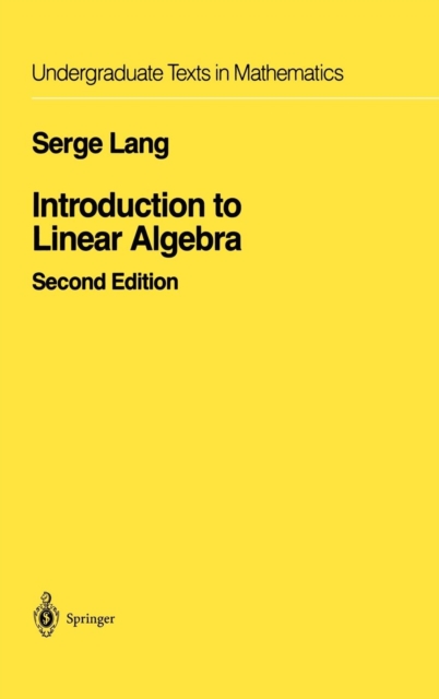 Introduction to Linear Algebra, Hardback Book