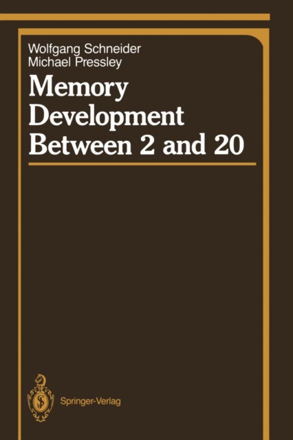 Memory Development Between 2 and 20, Paperback / softback Book