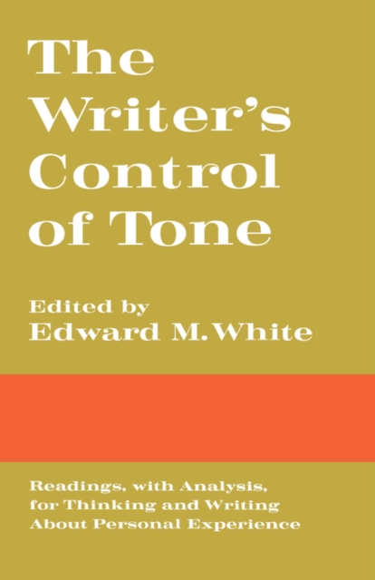 The Writer's Control of Tone, Paperback / softback Book