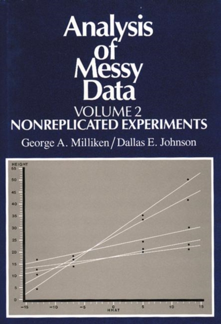 Analysis of Messy Data, Volume II : Nonreplicated Experiments, Hardback Book
