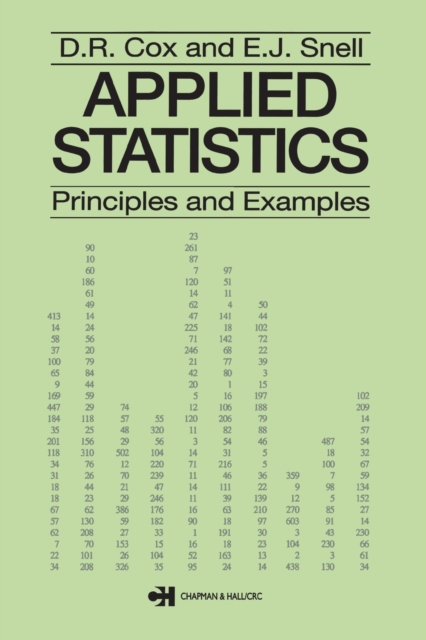 Applied Statistics - Principles and Examples, Paperback / softback Book