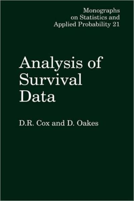 Analysis of Survival Data, Hardback Book