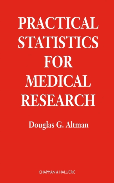Practical Statistics for Medical Research, Hardback Book