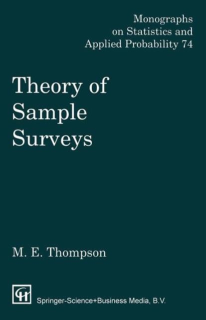 Theory of Sample Surveys, Hardback Book
