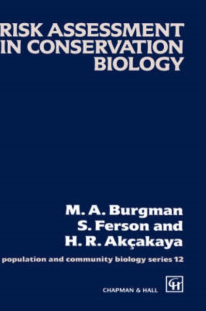 Risk Assessment in Conservation Biology, Hardback Book