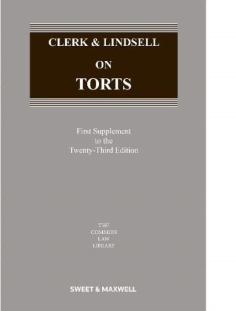 Clerk & Lindsell on Torts, Paperback / softback Book
