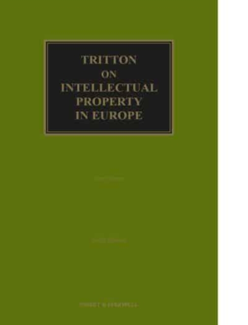 Tritton on Intellectual Property in Europe, Hardback Book