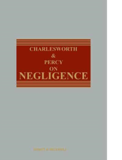 Charlesworth & Percy on Negligence, Hardback Book
