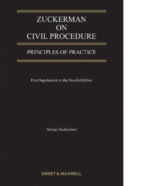 Zuckerman on Civil Procedure, Paperback / softback Book