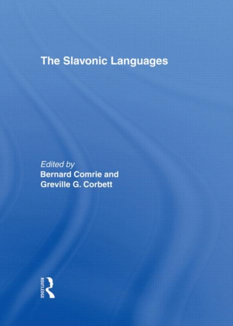 The Slavonic Languages, Hardback Book