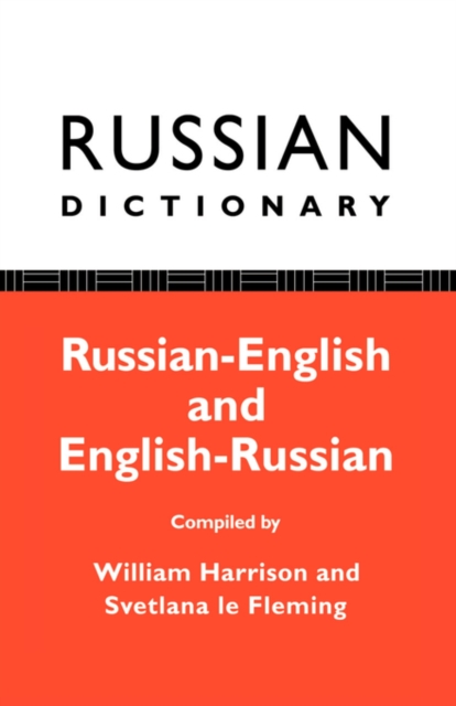 Russian Dictionary : Russian-English, English-Russian, Paperback / softback Book