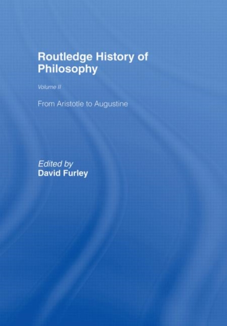 Routledge History of Philosophy Volume II : Aristotle to Augustine, Hardback Book