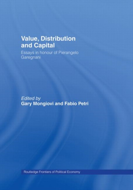 Value, Distribution and Capital, Hardback Book