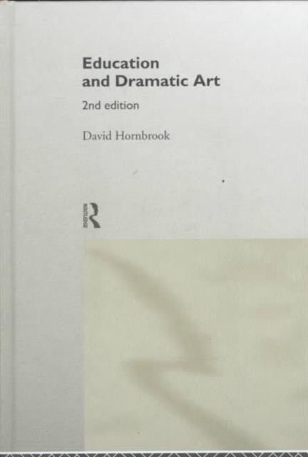 Education and Dramatic Art, Hardback Book