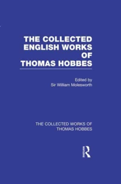 The Collected English Works of Thomas Hobbes, Multiple-component retail product Book