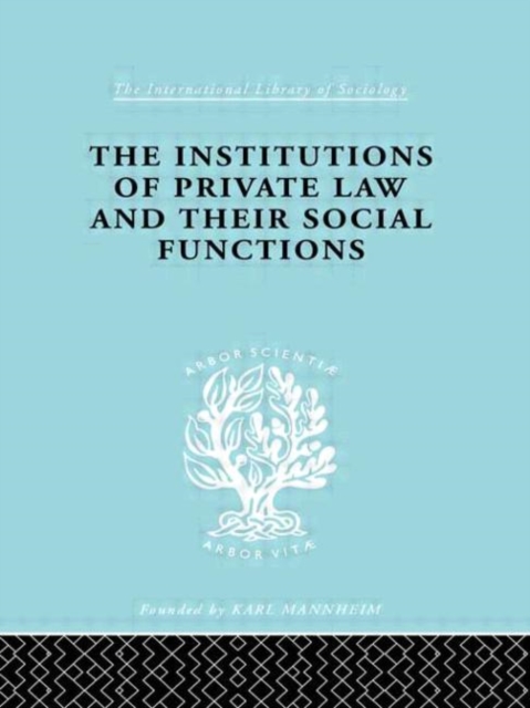 Inst Of Private Law    Ils 208, Hardback Book