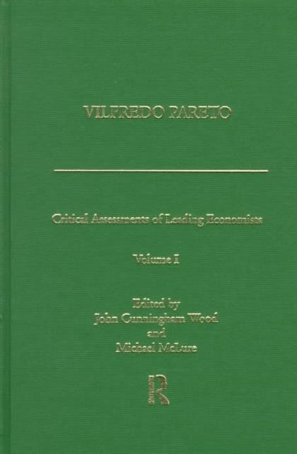 Vilfredo Pareto : Critical Assessments, Multiple-component retail product Book