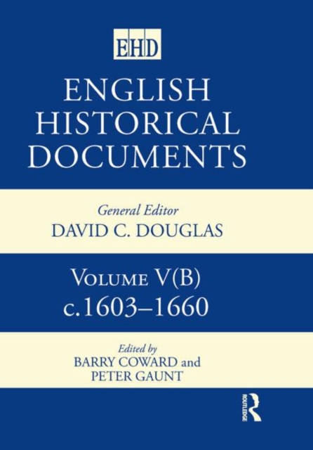 English Historical Documents, 1603-1660, Hardback Book