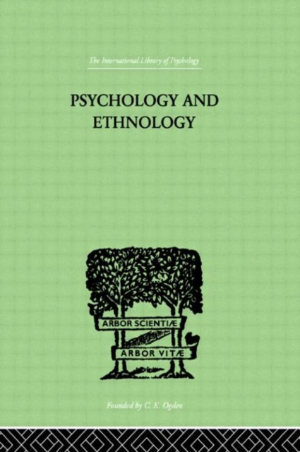 Psychology and Ethnology, Hardback Book