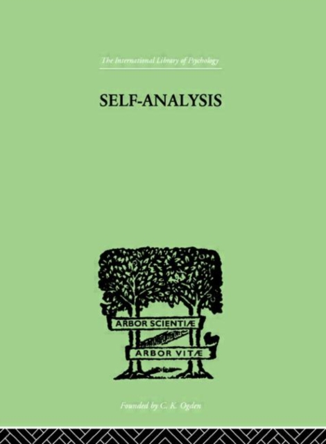 Self-Analysis, Hardback Book