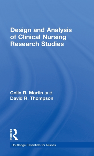 Design and Analysis of Clinical Nursing Research Studies, Hardback Book