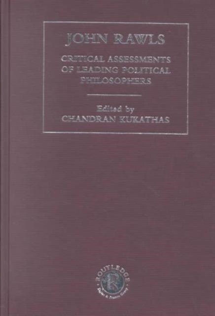 John Rawls : Critical Assessments of Leading Political Philosophers, Multiple-component retail product Book