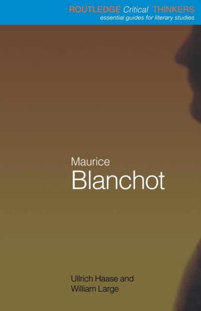 Maurice Blanchot, Paperback / softback Book