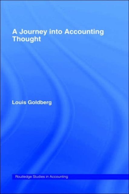 A Journey into Accounting Thought, Hardback Book