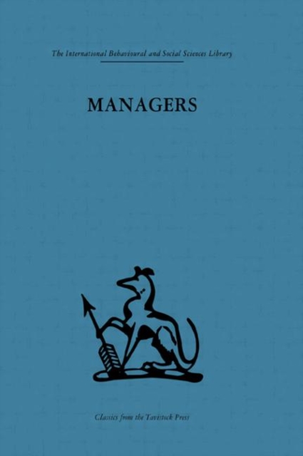 Managers : Personality & performance, Hardback Book