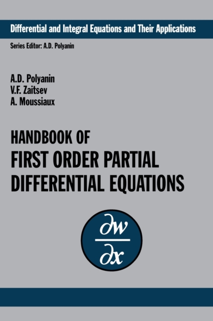 Handbook of First-Order Partial Differential Equations, Hardback Book