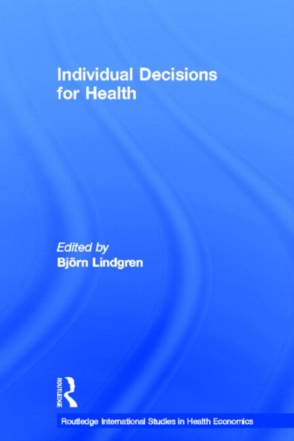 Individual Decisions for Health, Hardback Book