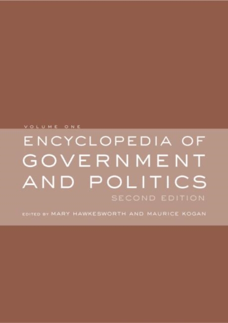 Encyclopedia of Government and Politics : 2-volume set, Multiple-component retail product Book