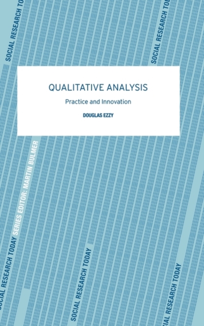 Qualitative Analysis, Hardback Book