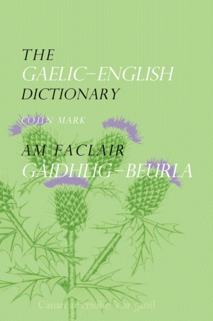 The Gaelic-English Dictionary, Paperback / softback Book